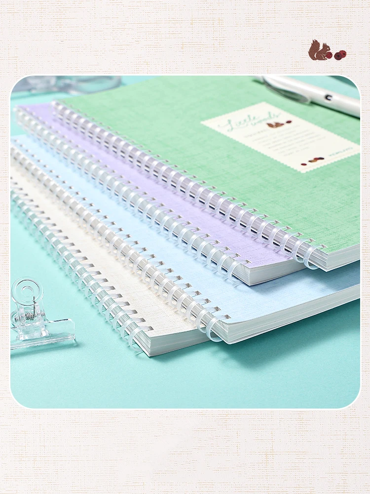 Imagem -02 - Caderno de Anel Suave Espessado Novo Japão Kokuyo Suprimentos Estudantis Campus Não é Fácil de Manusear 180 ° Flat 80 Page a5 b5