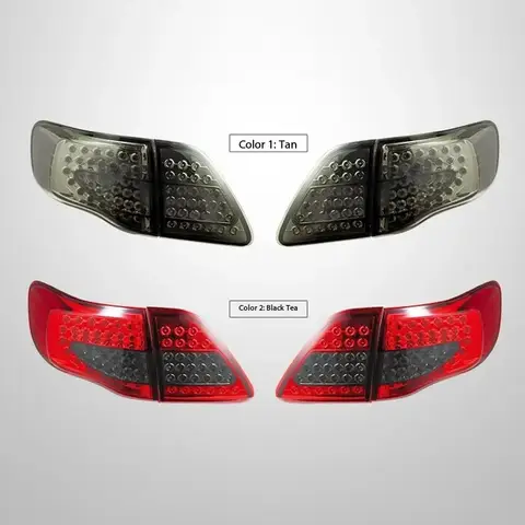 TYPY New LED Tail Lamp Upgrade Modified For Toyota Corolla Taillight 2008-2011 Dynamic Signal Tail Lamp Auto Accessories