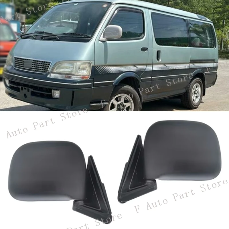 

For Toyota Hiace 1990 1991 1992 1993 1994 1995 1996-2004 Rearview Mirror Assembly Assy Side Mirror Cover Cap Frame Glass Lens
