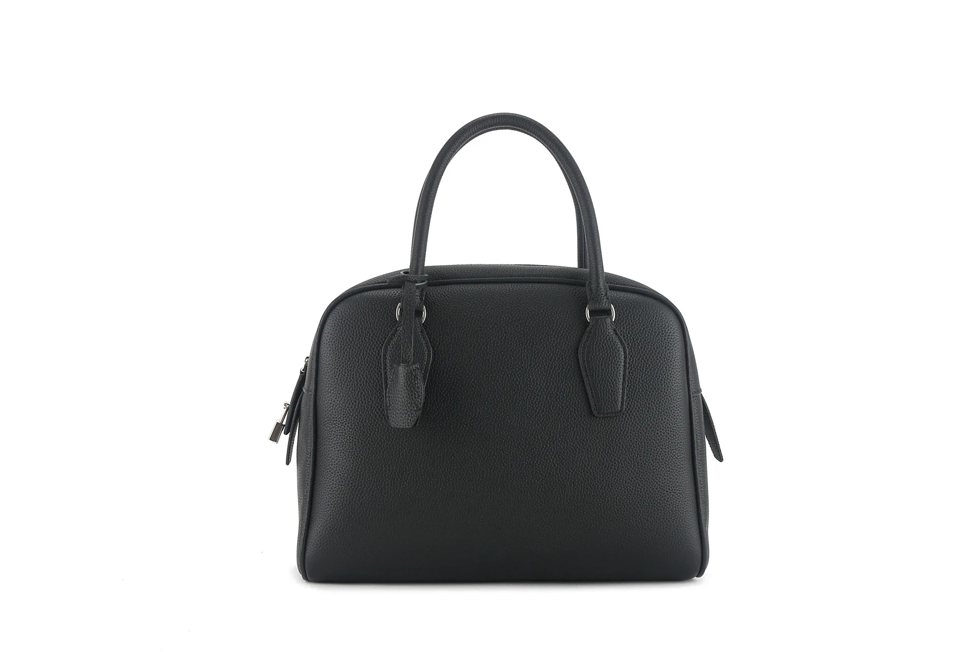 New model Top Layer of Cowhide Large Capacity Bowling Bag Minority market Design Boston Women