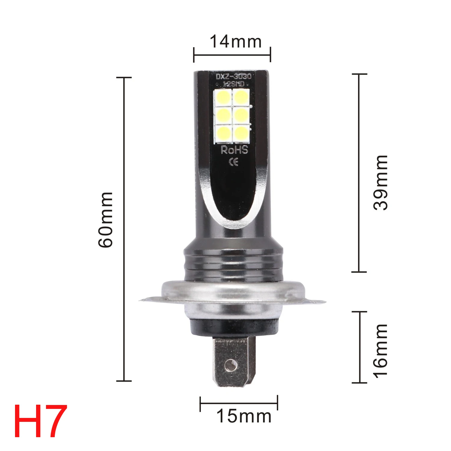 2Pcs H7 H4 Led Car Fog Light Headlight H1 H8 H9 H11 9005 9006 HB4 H10 Super Bright LED Headlight Fog DRL Bulbs Kit Yellow White