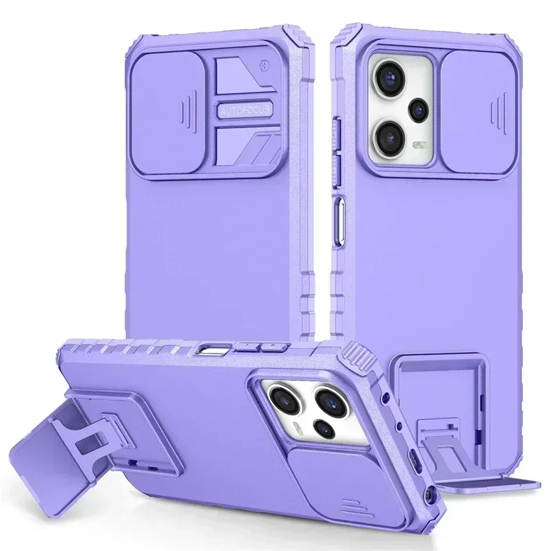 For Xiaomi Poco X5 Pro 5G Case Shockproof Armor Kickstand Phone Case For PocoX5 Pro X 5 X5Pro Slide Camera Protection Back Cover