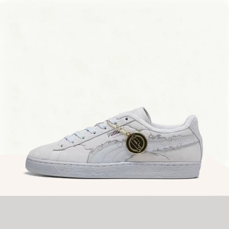 

Кроссовки Puma Suede Classic Minimalist, высококачественные, удобные, с амортизацией, универсальные, прочные, низкие, для мужчин, серые, 396524-01