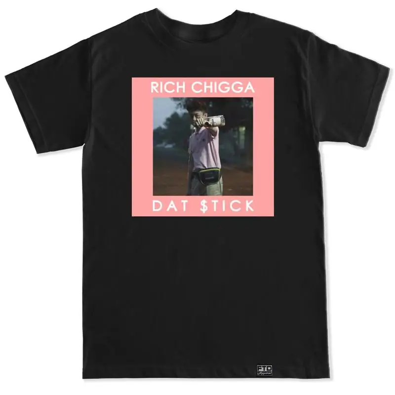 RICH CHIGGA DAT STICK FUNNY HUMOR TRAP KANYE DRAKE FUTURE HIP HOP RAP  T shirt