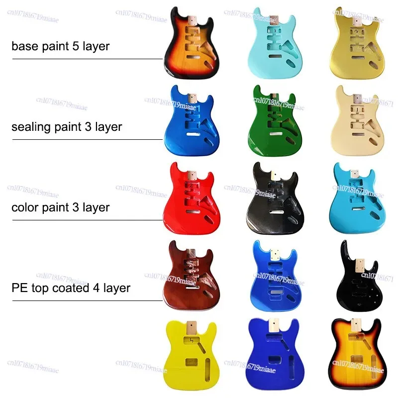 

Works in Progress Electric Guitar Body Poplar Wood Electric Guitar Barrel for DIY Electric Guitar