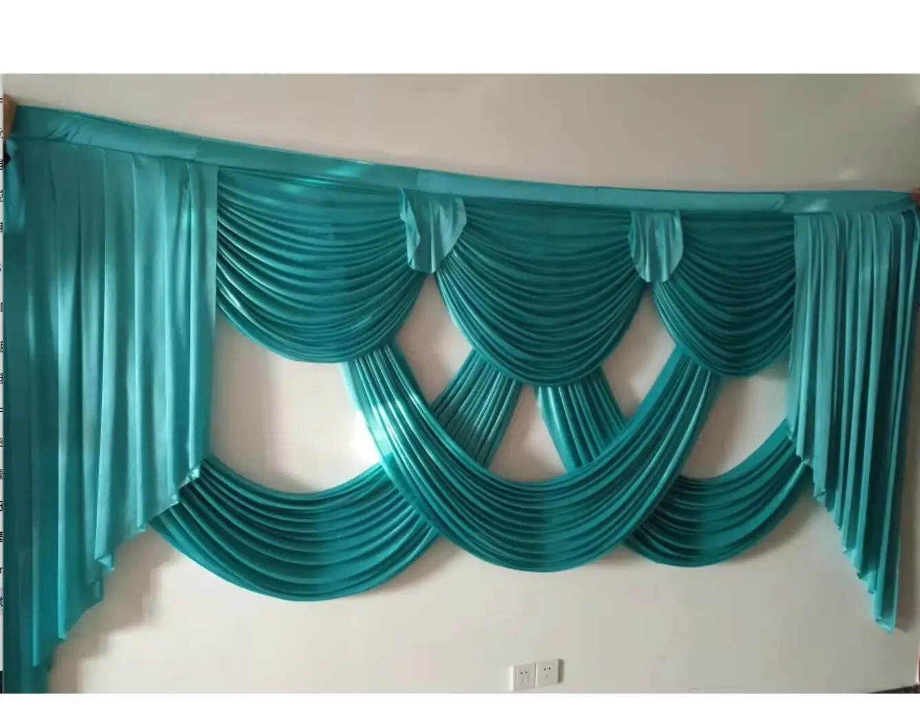 

Wedding Swag Draping Fabric 1 Panel Wedding Arch Drapes Sheer Backdrop Curtain for Wedding Ceremony Party Ceil