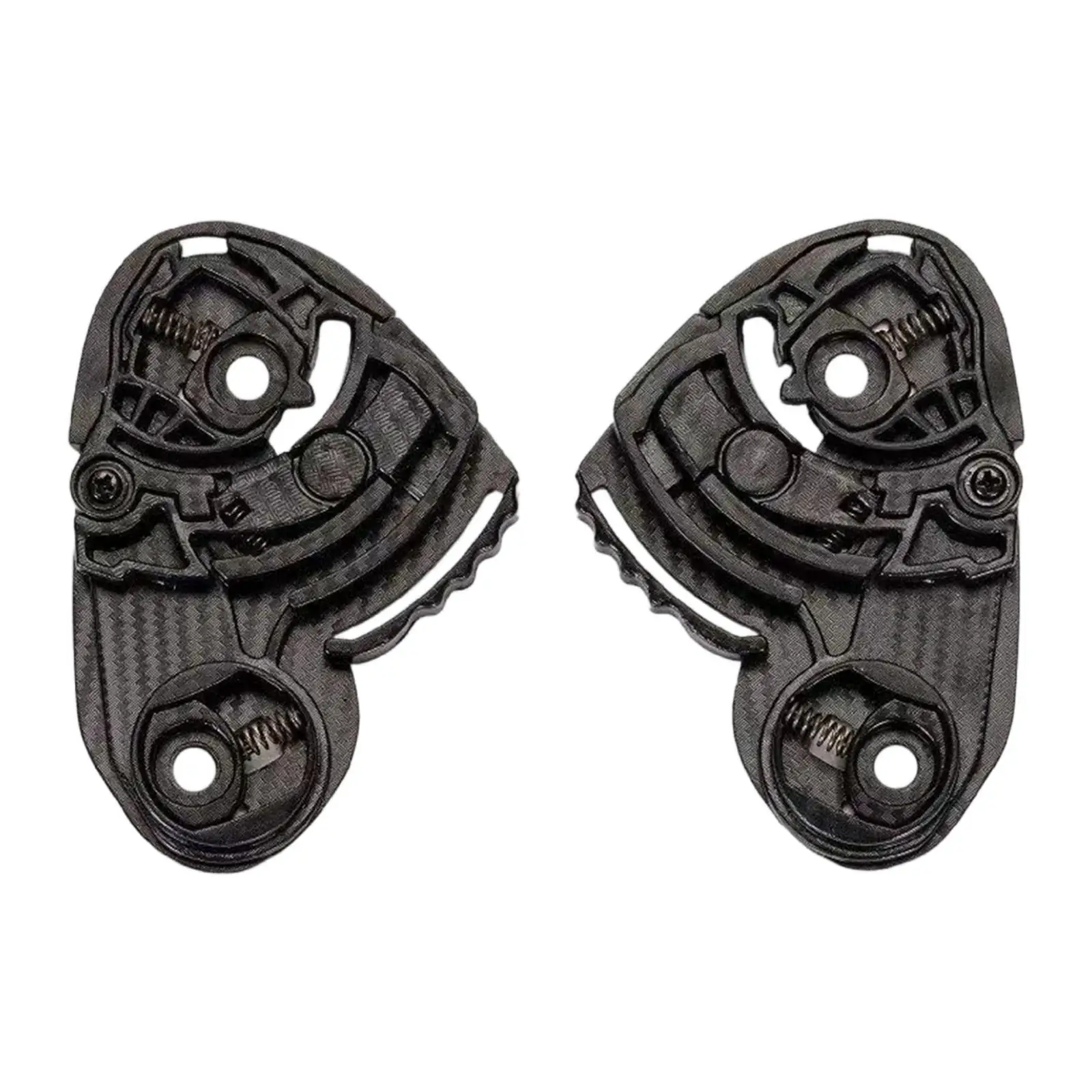 

2x Helmet Visor Base Helmets Part Repair Parts Black Lightweight Supplies Helmet Plate for MT Kre Sv