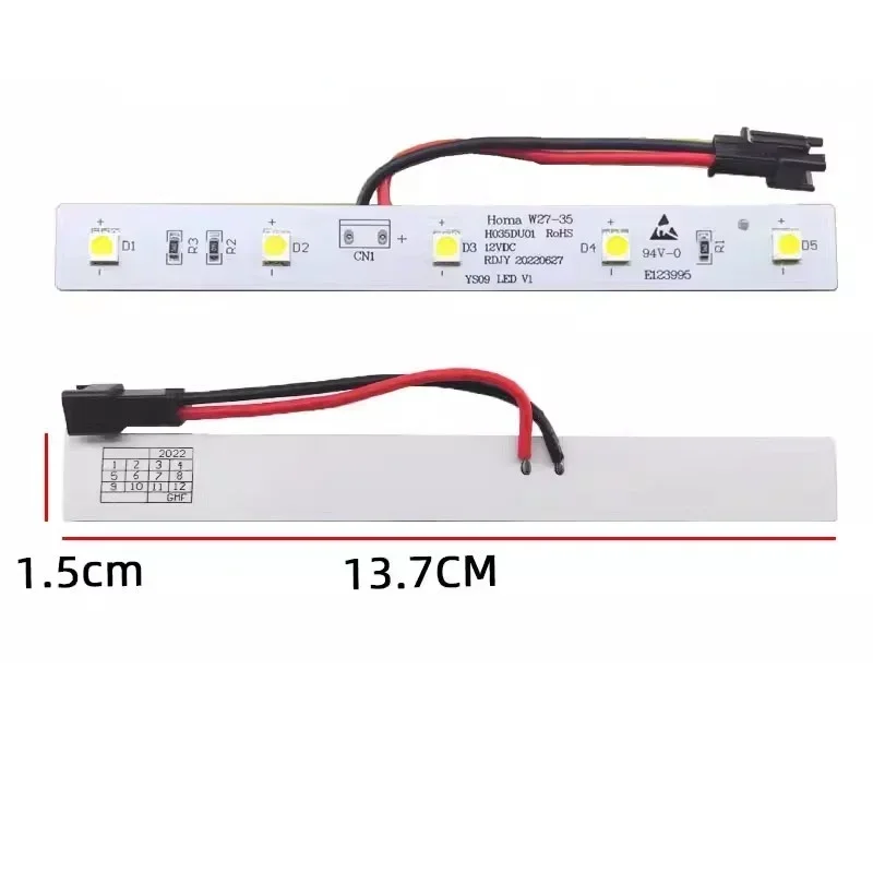 E123995 Светодиодная лента холодильника Homa W27-35 для холодильника Homa BCD-455WKGM
