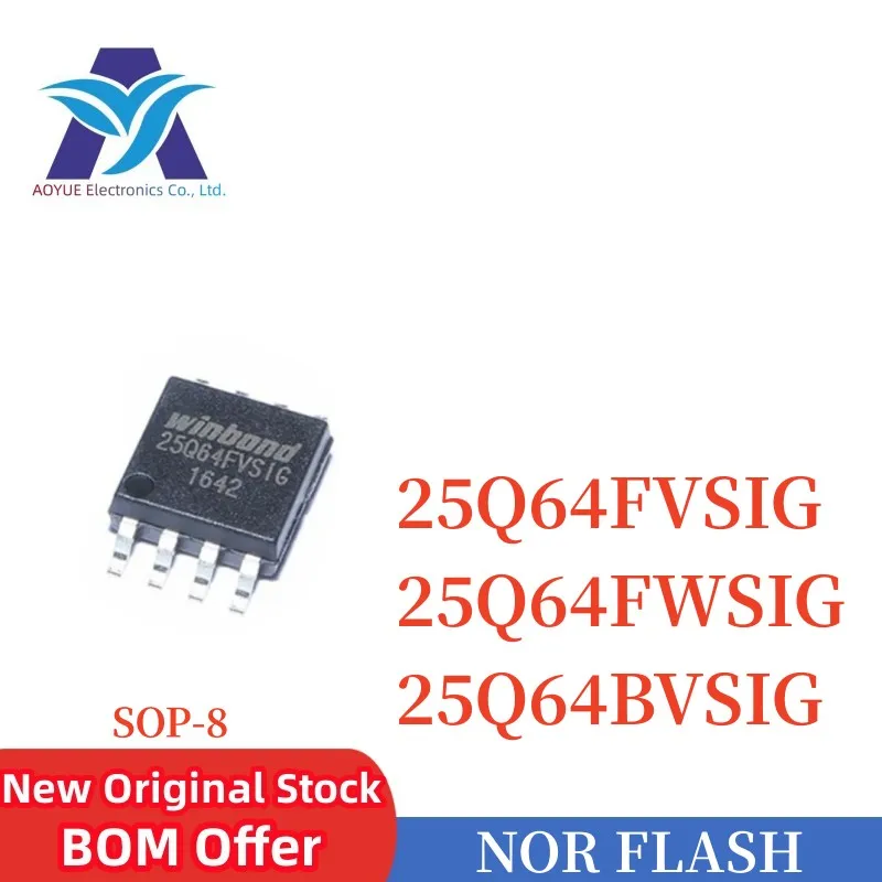 25 q64fvsig 25 q64fwsig 25 q64bvsig w25q64fvsig w25q64fwsig w25q64bvsig w25q64fvssig w25q64fwssig w25q64bvssig sop-8 Speicherchips