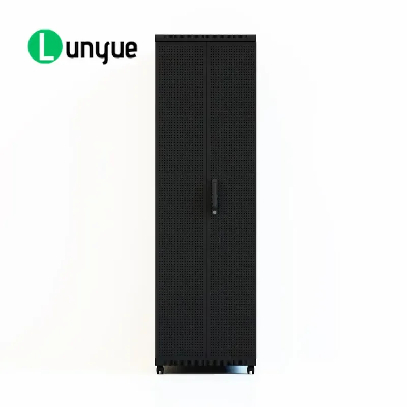19 Inch EIA Standard Server Rack HKT Series Heavy Duty Steel Network Cabinet for Data Center Home Office Easy Assembly