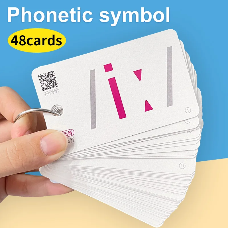 English Learning Cards International Phonetic Alphabet Phonetic Symbols Sounds Phonics Education Flashcards For Kids Educational