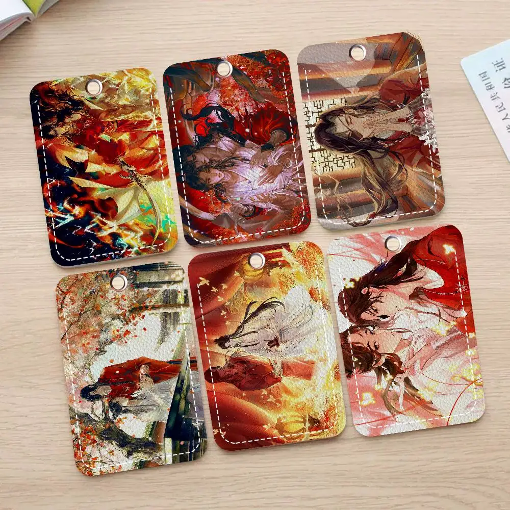Tian Guan Ci Fu Access & Meal Card Holder Keychain Credit ID Bank Card Protective Case Keychain Pendant Fashion