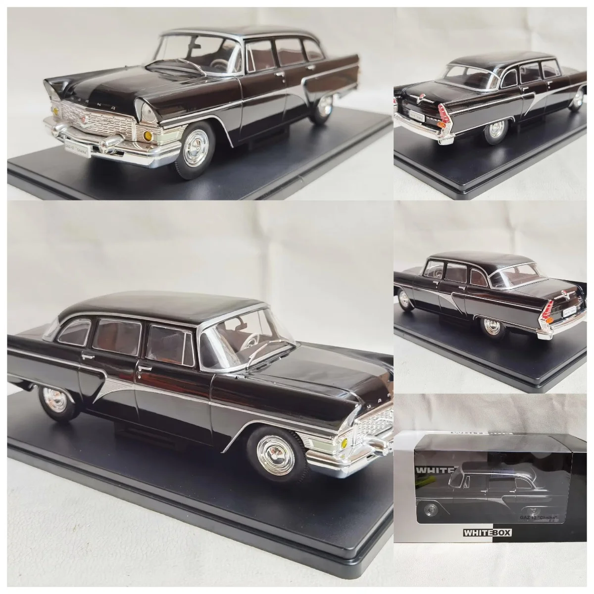 

WHITEBOX Diecast 1/24 Scale GAZ 13 Chaika Sedan 60 Alloy Car Model