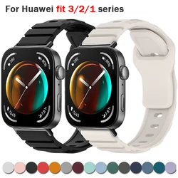 Sport Band For Huawei Watch FIT 3 Silicone correa Strap for Huawei Watch fit 2 1 smartwatch watchband Accessories