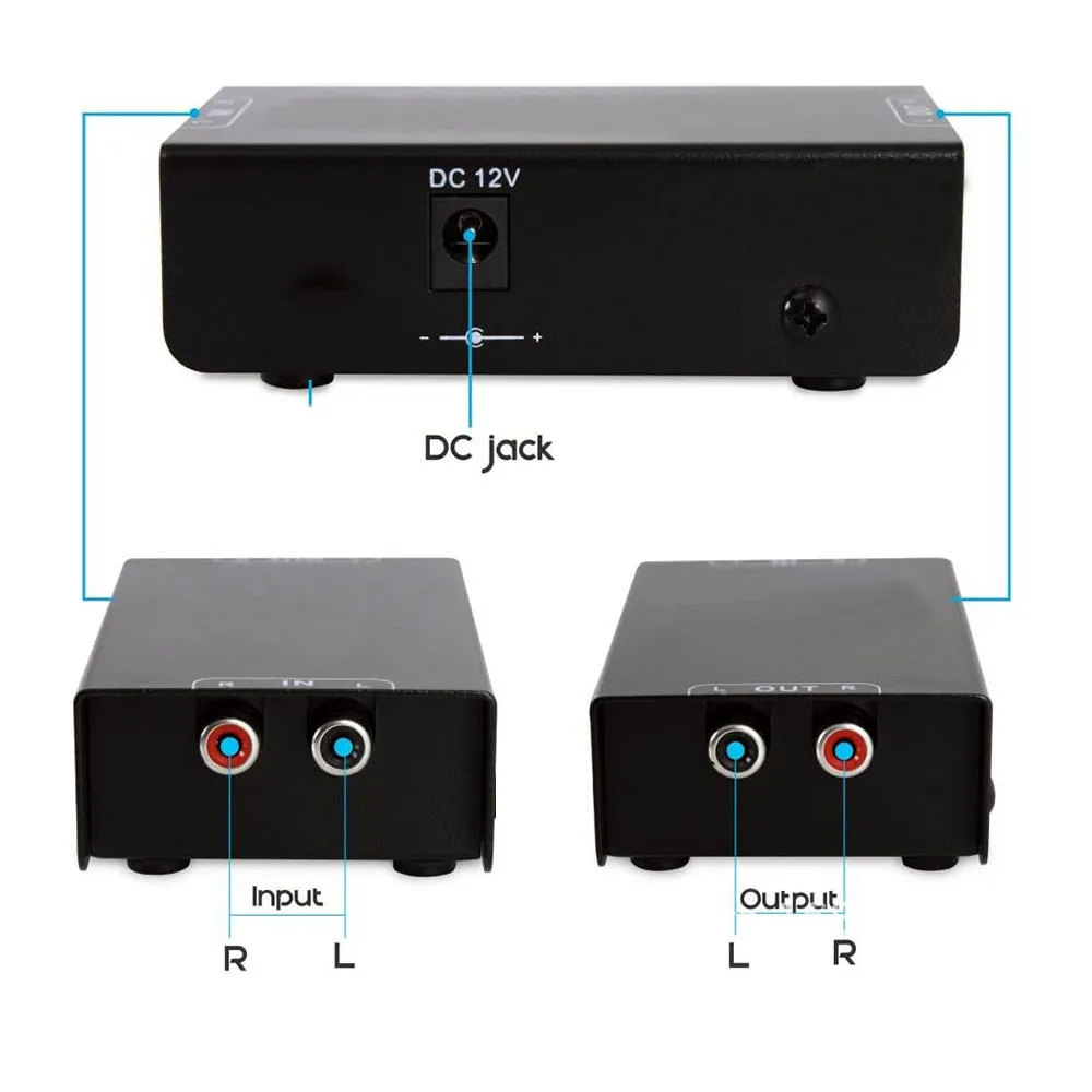 Phonograph Preamplifier PP900Ultra-Compact Phono Preamp Volume Pre-Amp Turntable Preamplificador with EU US Plug