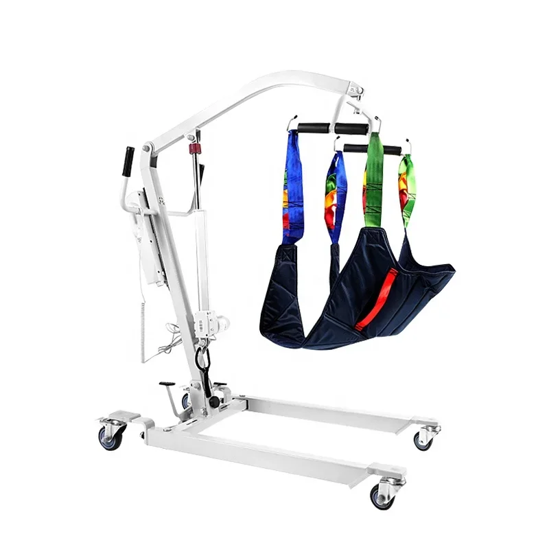 

KSM-210 Hoyer Foldable patient lift electric patient transfer lift hoist nursing aids 250 w Iron or aluminum alloy