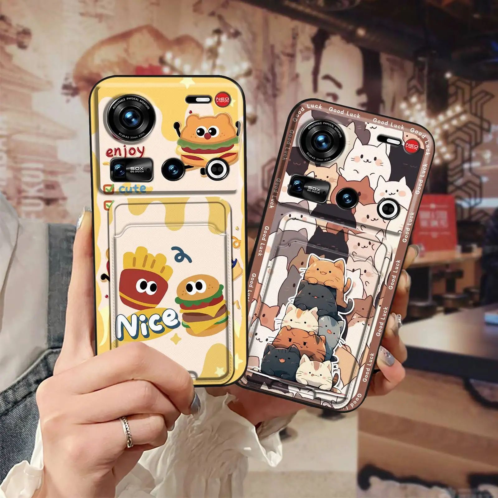 

Водонепроницаемый чехол для телефона с рисунком для ZTE Nubia Z70, ультра модный дизайн, противоударный, милый силиконовый, пылезащитный, противоударный, ТПУ