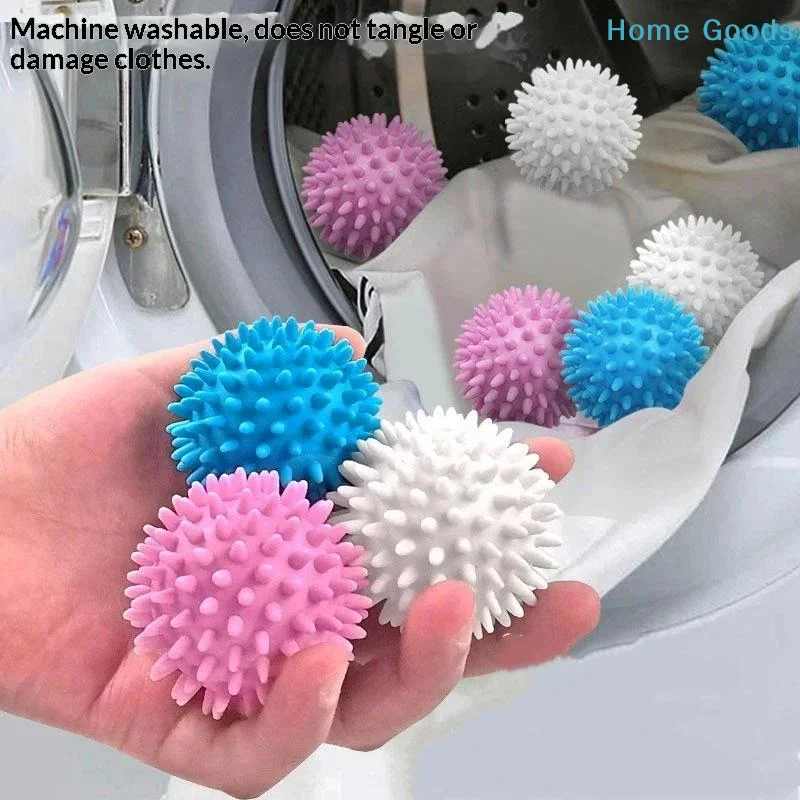 3/5/12Pcs Anti-Winding Magic Laundry Balls Reusable Household Washing Machine Drying Cleaning Ball Clothes Softener Laundry Ball