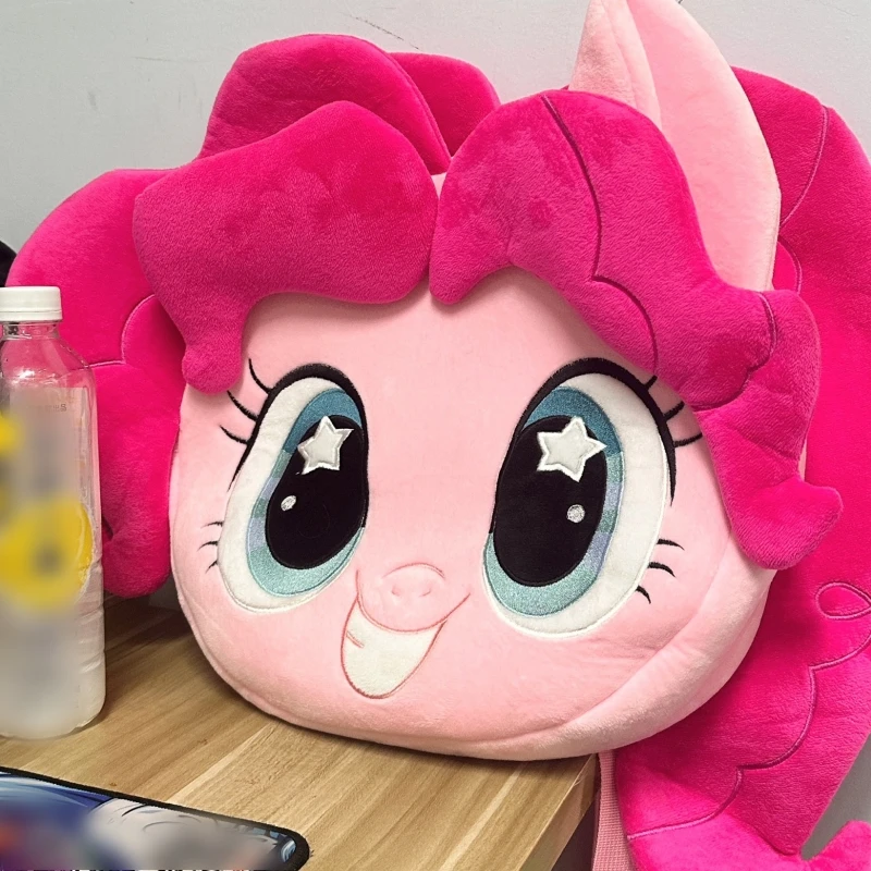 Anime Knapsack Little Pony ItaBag Pinkie Pie Cute Large Capacity Embroidery Single Shoulder Bag Backpack Girl Birthday Gift view 5