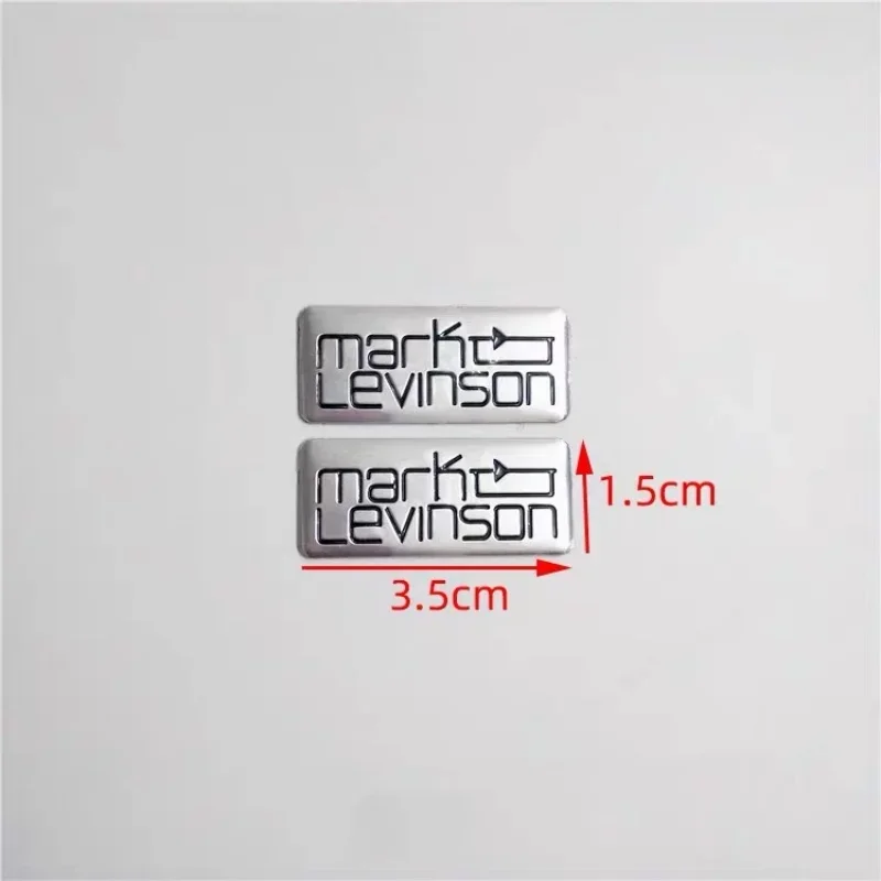 2/5/10/50pcs High-Quality MARK LEVINSON Car Hi-Fi Speaker Audio Speaker Badge Stereo Emblem New Stickers Car Styling Accessories