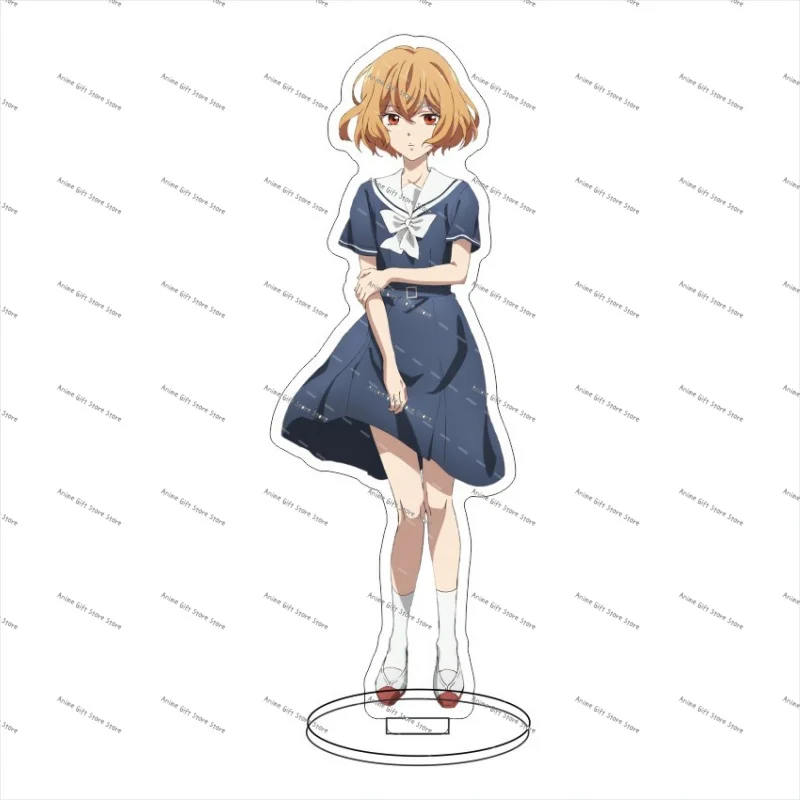 15cm Anime Acrylic Stand Model Thank You for the Match. ~Ojou-sama wa Gekitou Gēmu nante Shinai Bookshelf Decoration Keychain