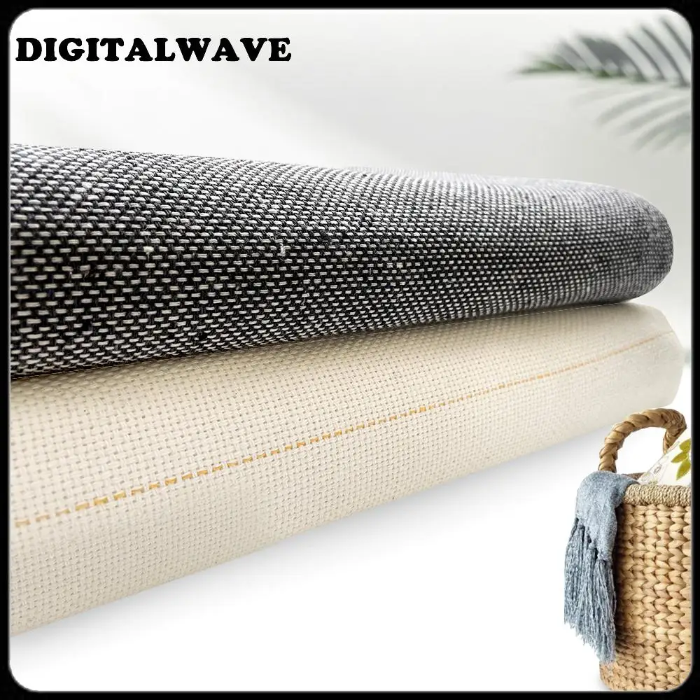 

1*5M Raw Cloth Tufting Cloth Marked Lines Fabric DIY Sewing Storage Bag Pillow Case Rug Carpet Tapestry Background Fabric