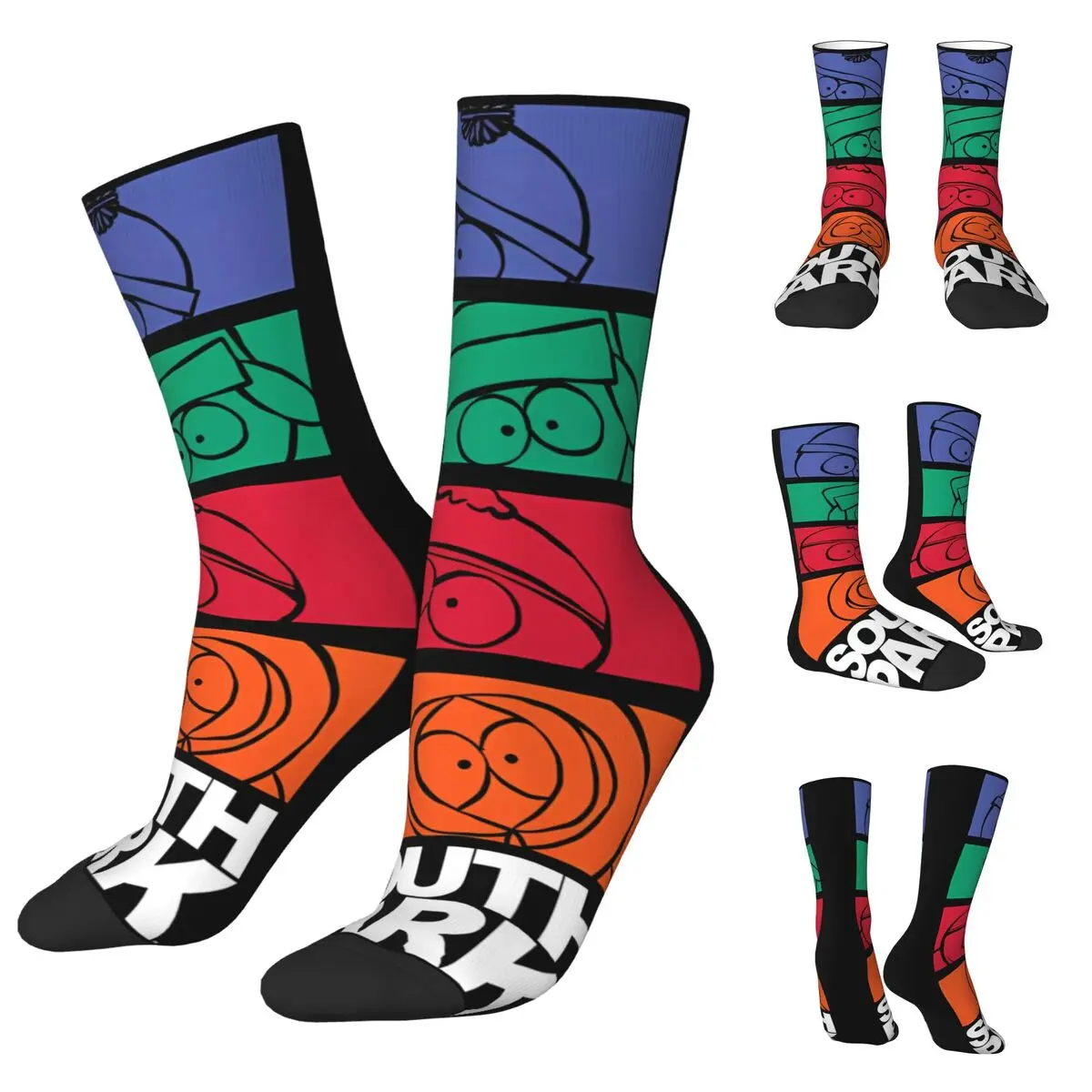 3D printing cosy Unisex Cycling S-southpark Theme Breaking Park High elasticity polyester fiber Interesting Four Seasons Socks