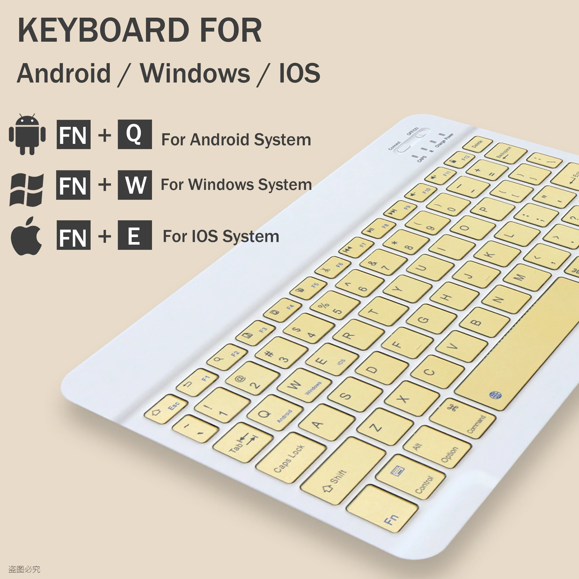 For Wireless Keyboard Case 2022 iPad Air 5 Case 9th 8th Generation Case 2020 iPad Air 4 Case Magic Keyboard For iPad 10"2 Air 2 view 6