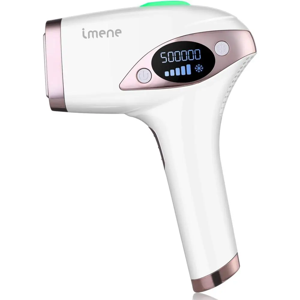 

500 000 волокон IPL для перманентного удаления волос с функцией охлаждения - Домашний эпилятор для зоны бикини, ног, рук, подмышек - Более безопасный