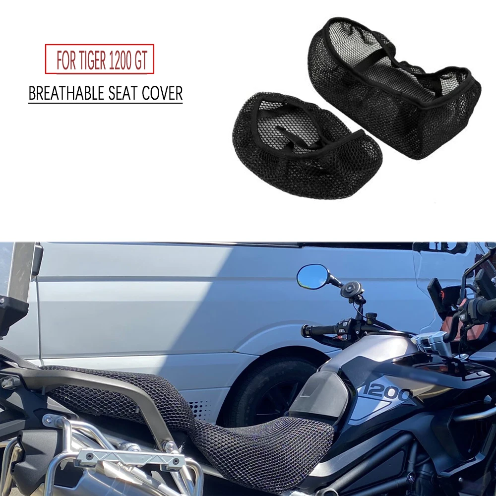 Accessories 3D Breathable Seat Cover For Tiger 1200GT Seat Protect Tiger1200 For Tiger 1200 GT PRO Insulation Seat Cushion