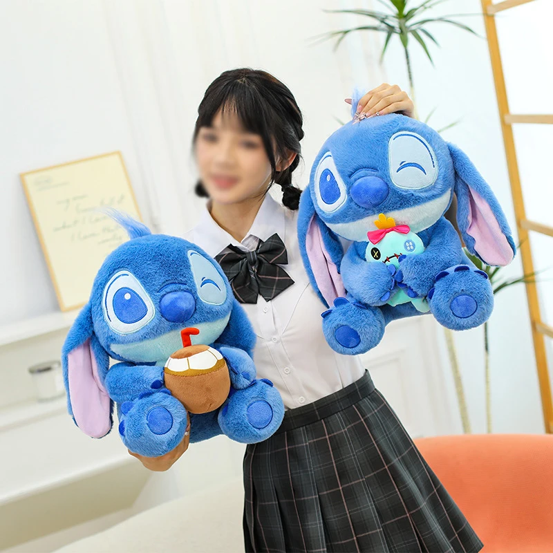 لعبة ديزني ستيتش القطيفة 30 سم، دمية كرتونية لطيفة، هدية عيد ميلاد الأطفال/عيد الميلاد، ديكور المنزل بجانب السرير/زينة الأريكة #5