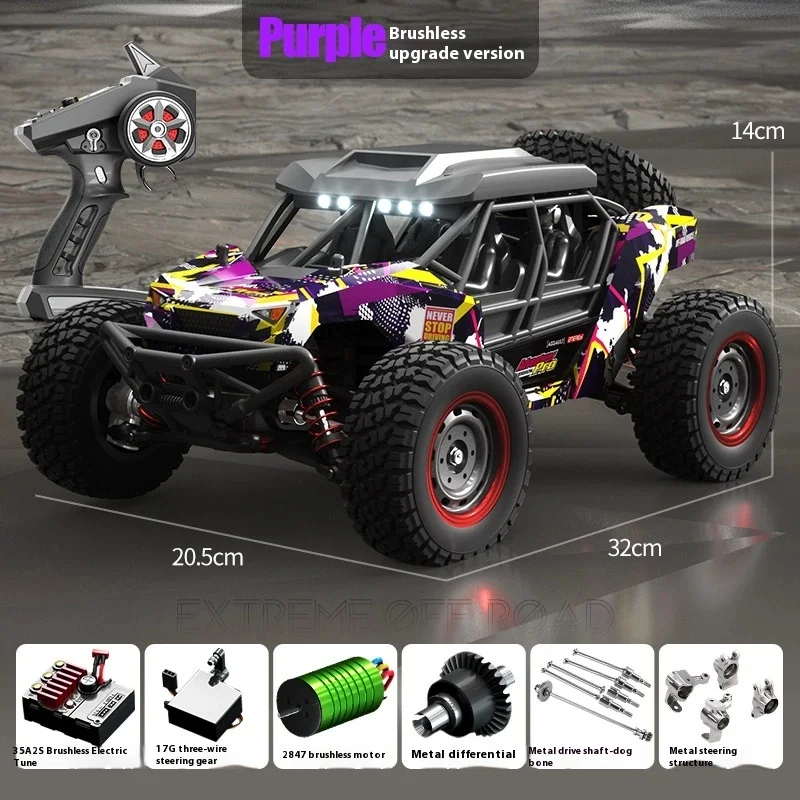 

Hot Brushless 1/16 Rally Professional Rc Remote Control Off-Road Vehicle Four-Wheel Drive High-Speed Drift Climbing Racing Toy
