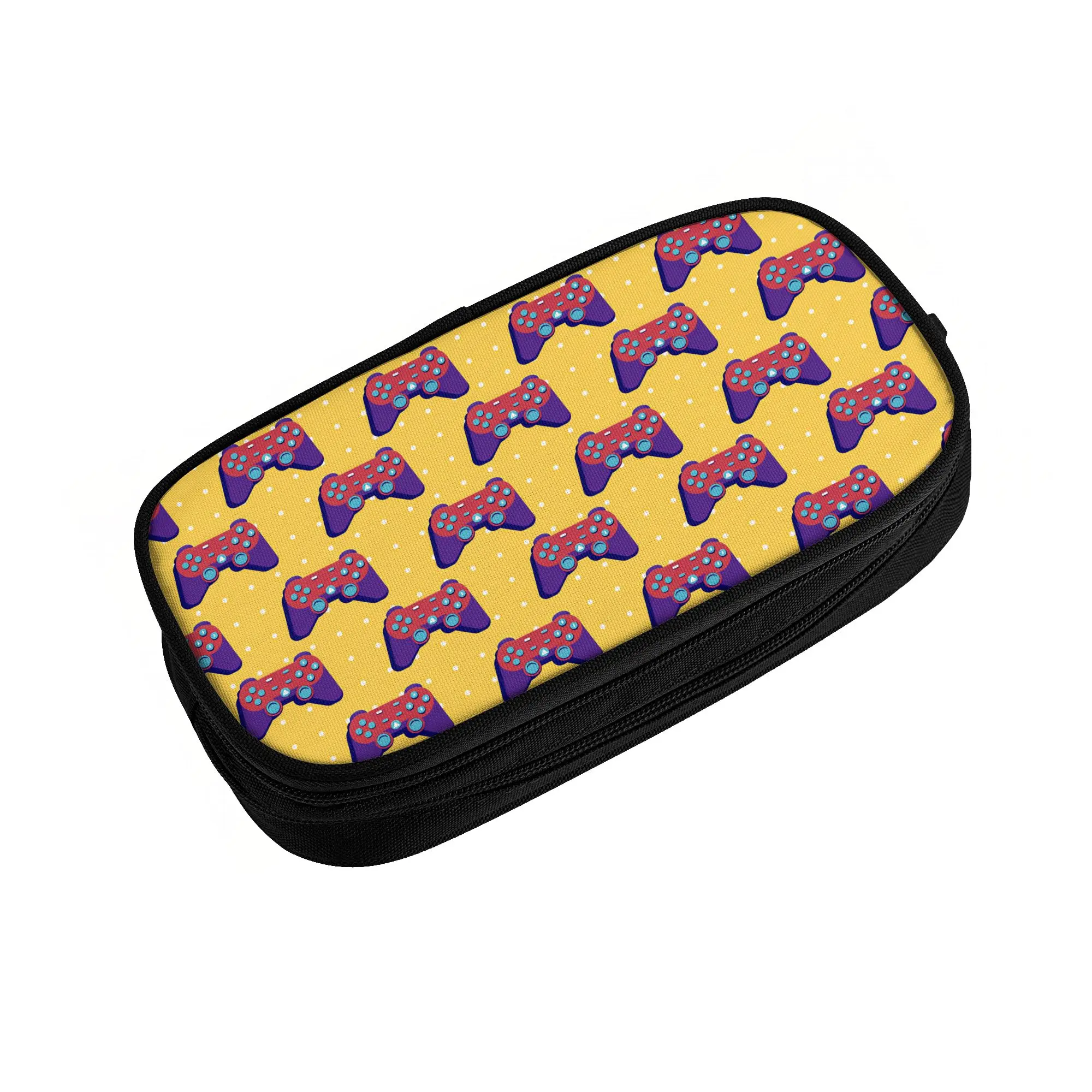 Korean Joystick Retro Game Controller Gamepad Pencil Case for Girls Boys  Large Capacity Pen Bag Box School Supplies