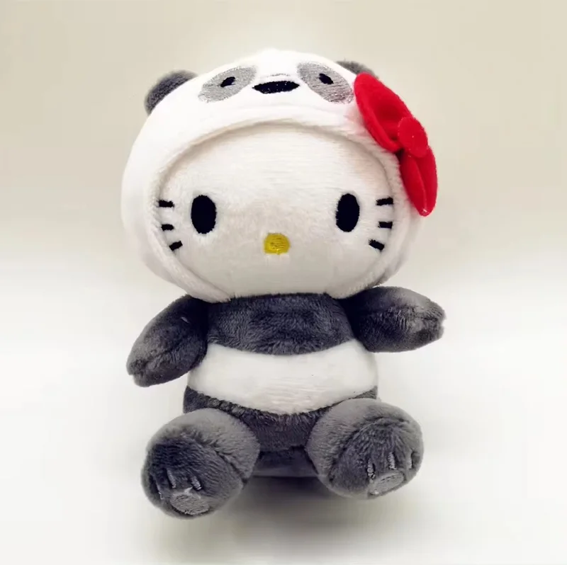 Hello Kitty peluche zaino decorazione stile panda peluche cartone animato peluche portachiavi regali regalo di Natale
