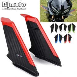 Front Aerodynamic Winglets Side Spoilers Dynamic Fairing Wing Kit For HONDA CBR600 CBR650R CBR1000 CBR300R CBR650F CBR500R