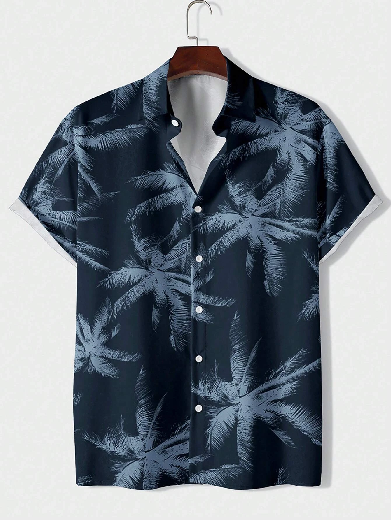 Kinderkleidung, Hawaii-Hemden für Kinder, Blattdruck, lässig, Strandmode, Hemd, Outdoor-Kleidung für Kinder, kurze Ärmel – Detail 9