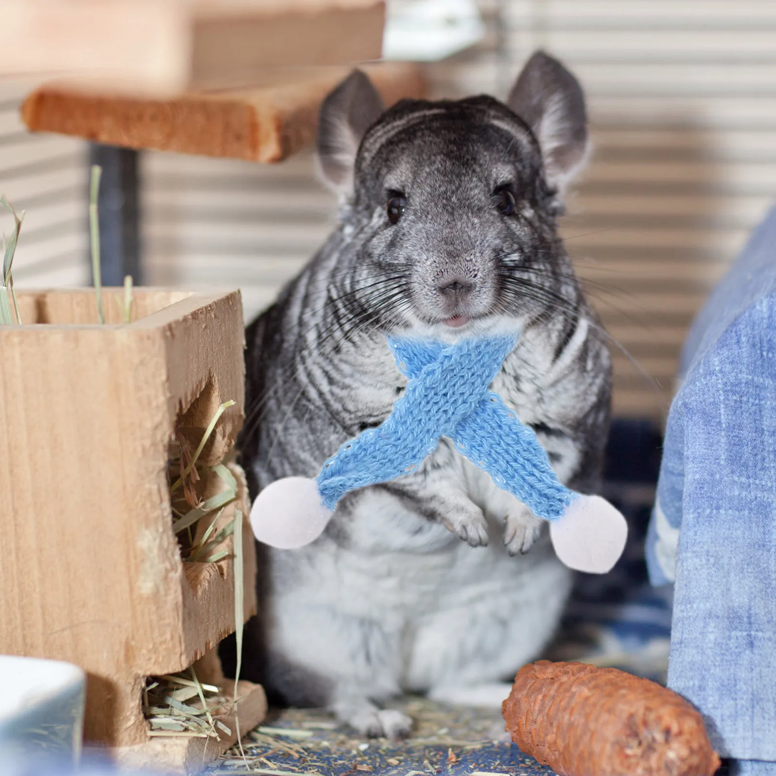 

14Pcs Pet Bib Scarf Set for Small Dogs Cats Soft Washable Bandana Bibs Puppy Kitten Drool Eating Bib Winter Neck Warmer Party