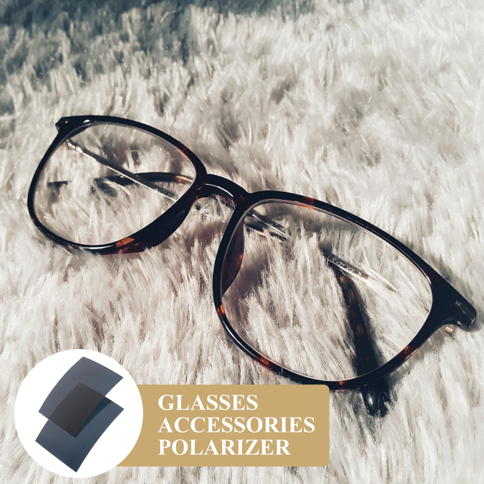 

2Pcs Polarized Glasses Lenses Replacement Anti-Scratch Lens Uv Protection Reduce Eye Fatigue for Sunglasses Driving Fishing