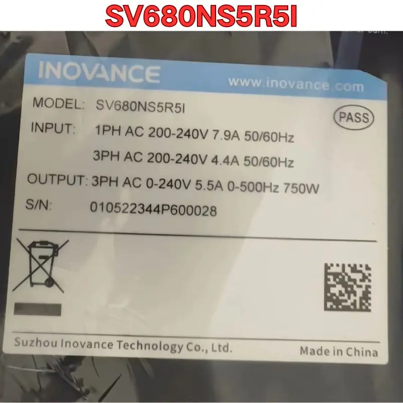 New original servo drive SV680NS5R5I Latest quotation as of June 2026