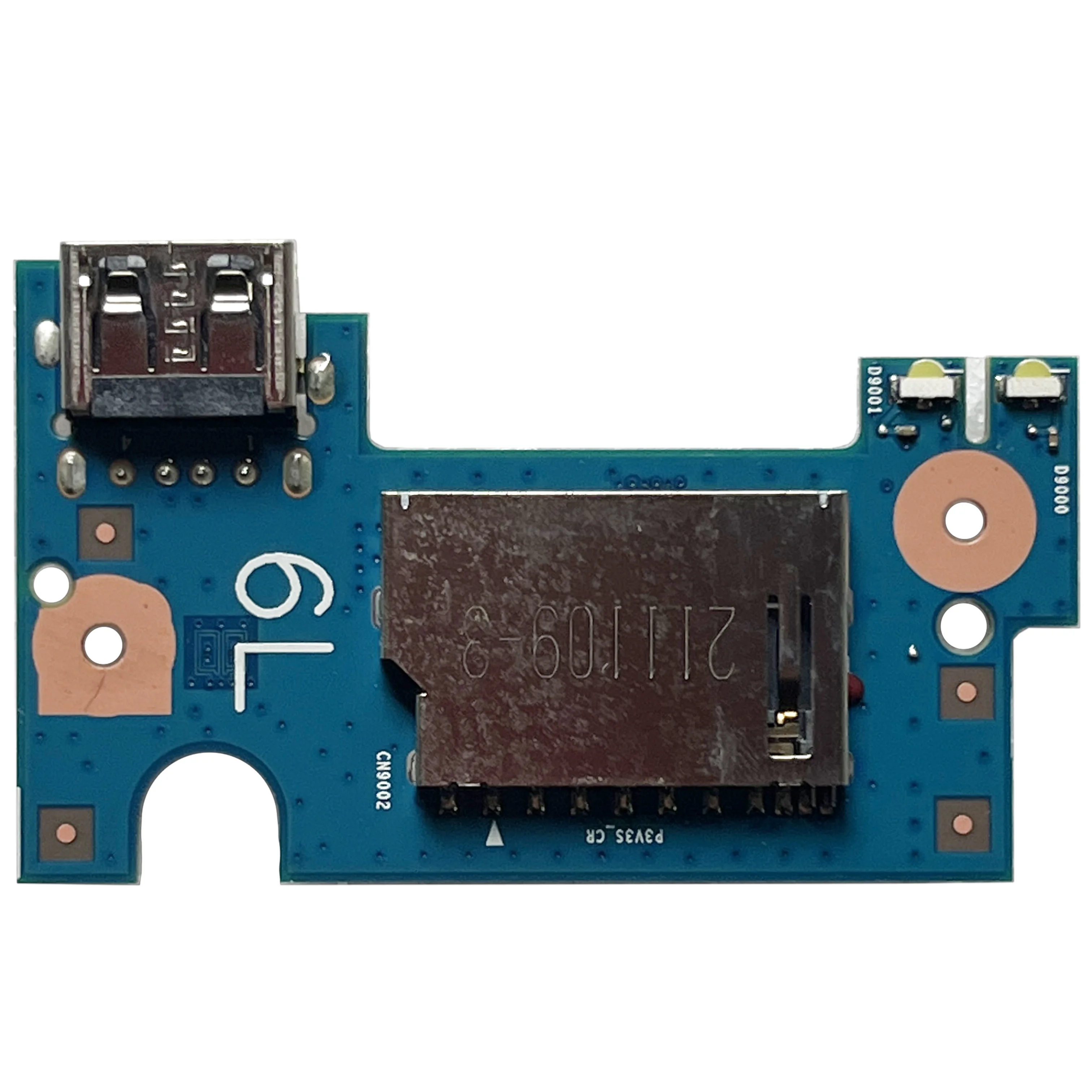 Nuovo per HP 17-BY CA CR 17Z 17Q-CS 470 G7 TPN-I133 Laptop USB Board lettore SD accessorio di riparazione sostituzione testato al 100%