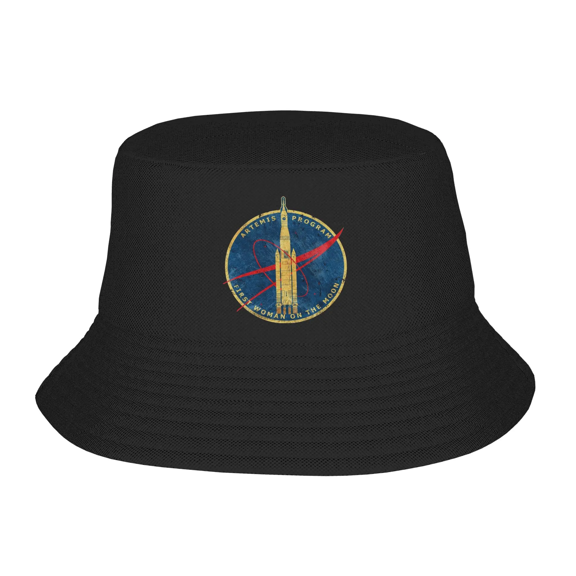 Artemis Program - First Woman On the Moon Bucket Hat For Unisex  Fisherman Hats Portable Outdoor Graphic Sun Hats