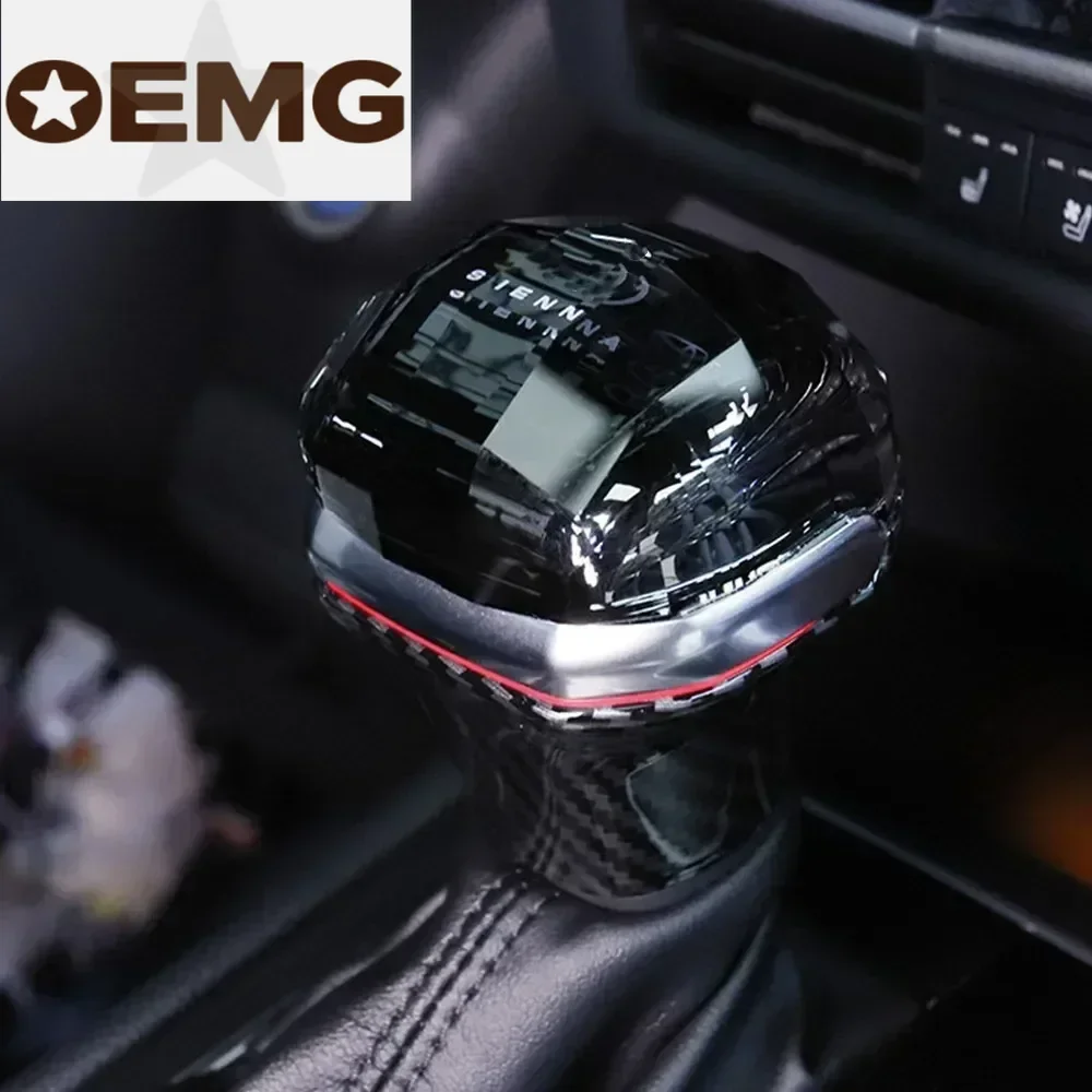 

For Toyota Sienna 2021 2022 2023 Crystal Shift Knob with LED Color Ambient Lights LHD