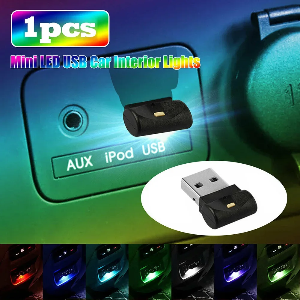 Mini Lamp USB LED Neon Light RGB Touch Key 1* 5V Accessories Ambient Decor Gradient + Constant Light Practical