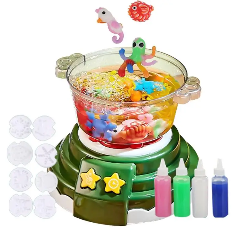 

3D Magic Water Toy Creative Magic Water Fairy Kit Arts & Crafts Aqua Fairy Toy Kit With Magic Gel Animal Molds For Boys Girls