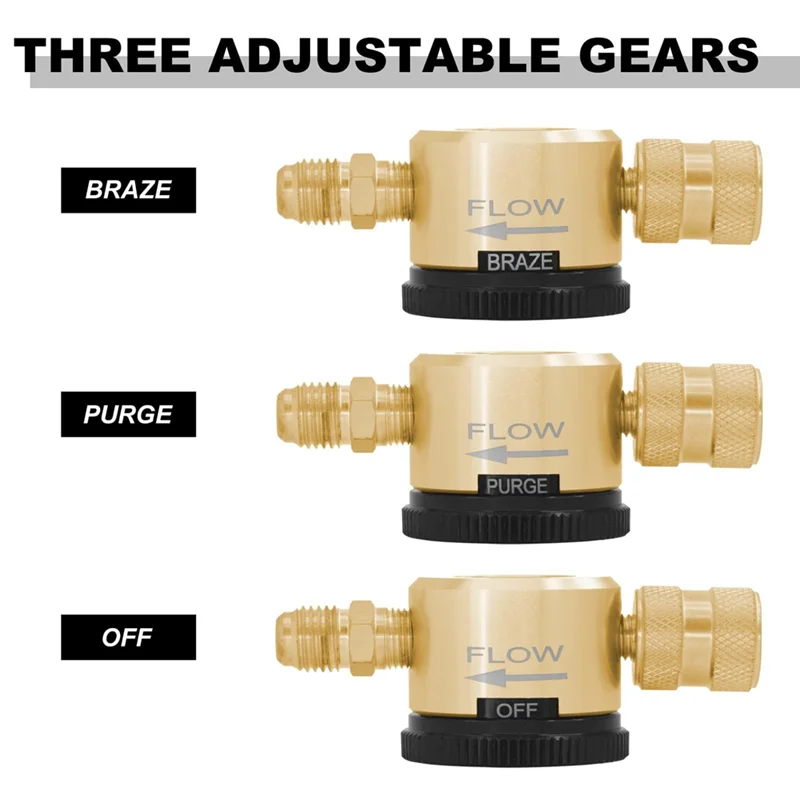 

ABZC-For HVAC For Nitrogen Purge Kit Tool Nitrogen Flow Regulator Tool Nitrogen Purge Regulator