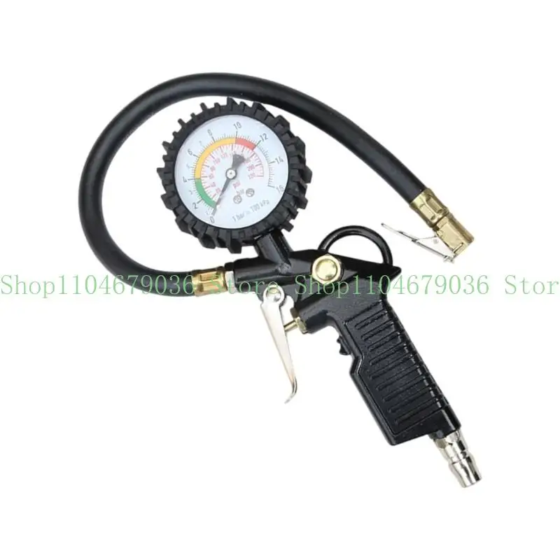 652F Digital Tire Pressure Measure With Air Toss For Car Cycle Motorbike Tires Accurate PRESSURE CLUB Reading