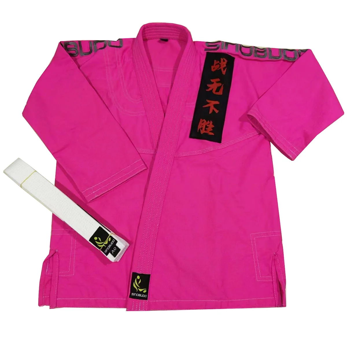 New Thin Brazilian Kimono Jiu Jitsu Training Kids Adult BJJ GI MMA Custome 3 Colors Kimonos for Jiu-Jitsu Men with White Belt