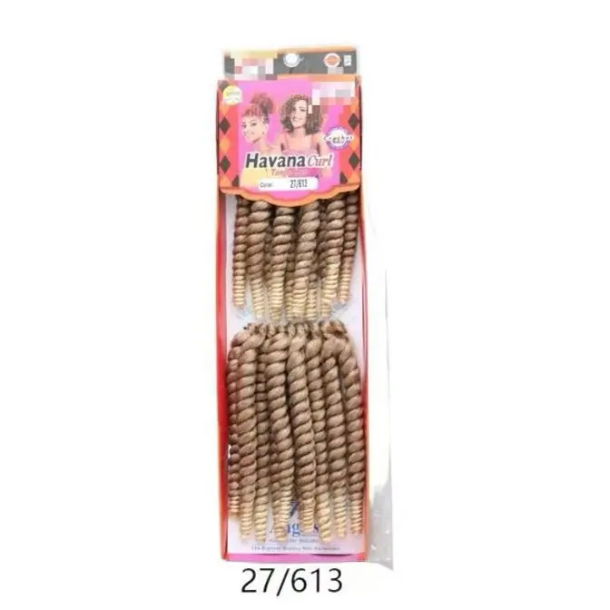 8 Zoll synthetische Havanna Curl Braids, perfekt für Passion Twists und Häkelfrisuren, afrikanische Kollektion, Flechthaare.