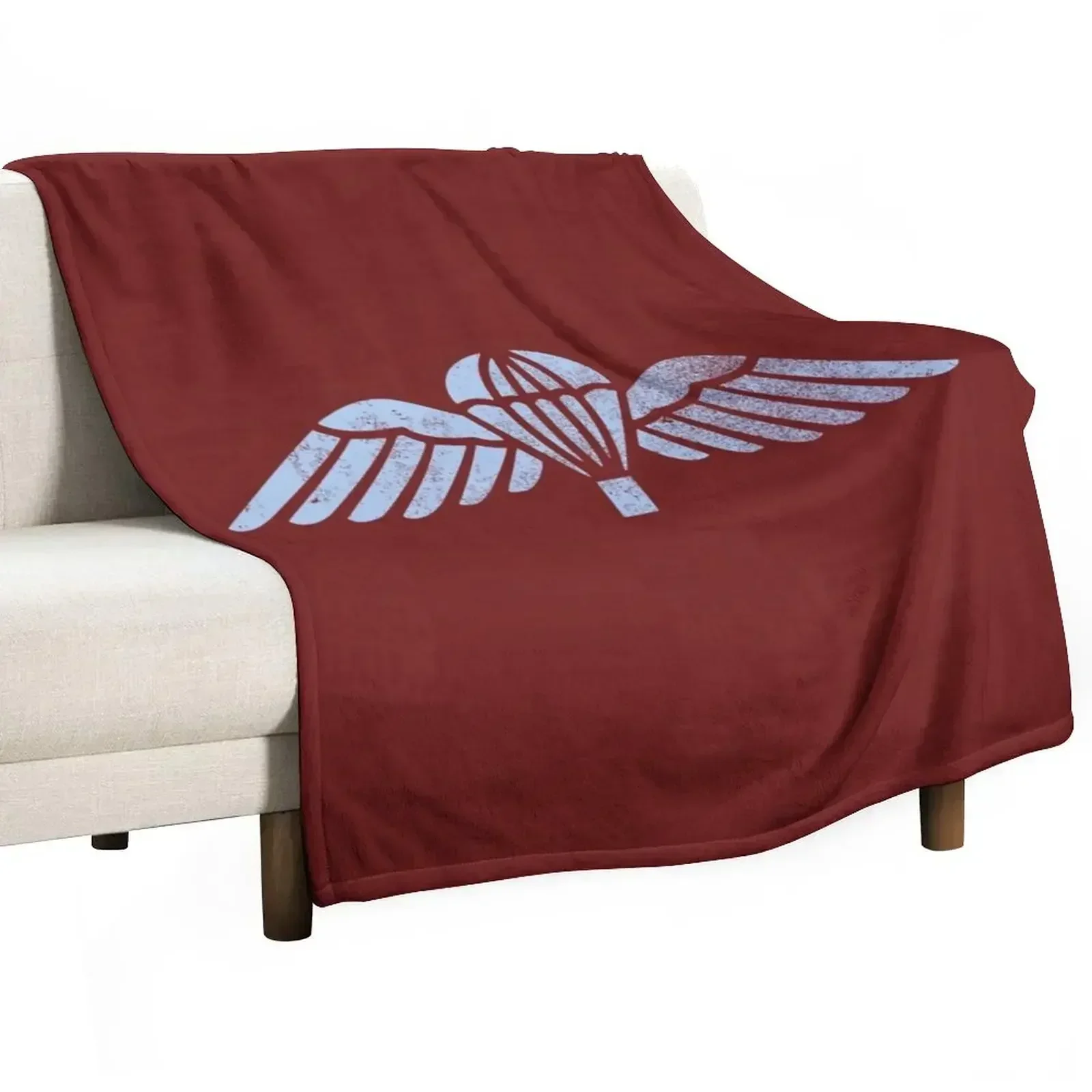 British Paratrooper Wings (distressed) Throw Blanket Beautifuls For Baby Luxury Designer Blankets