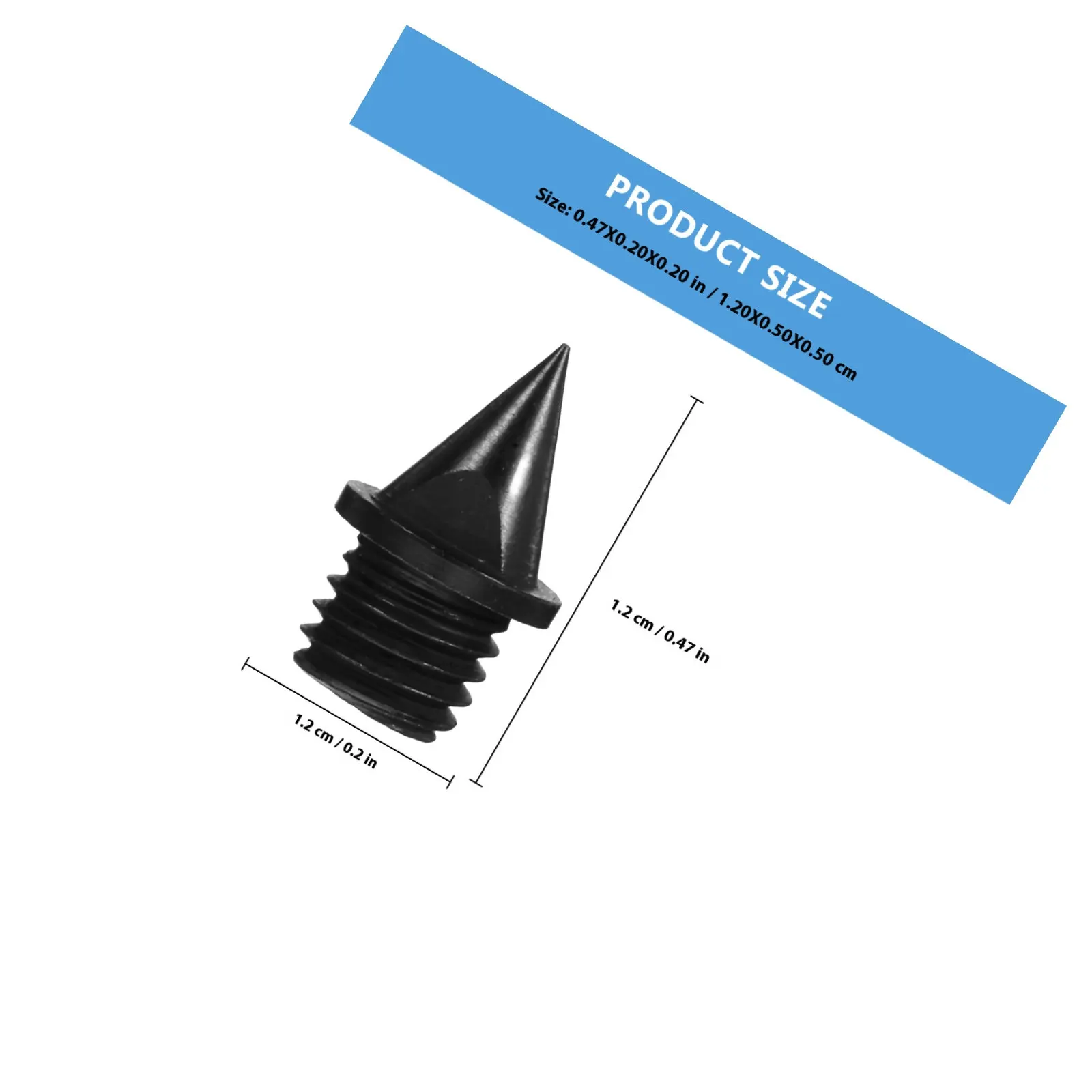1Set Carbon Steel Track Spikes Running Spikes Replacement for Outdoor Sports Plastic Track Long Jump Sprinting Spike Shoes with